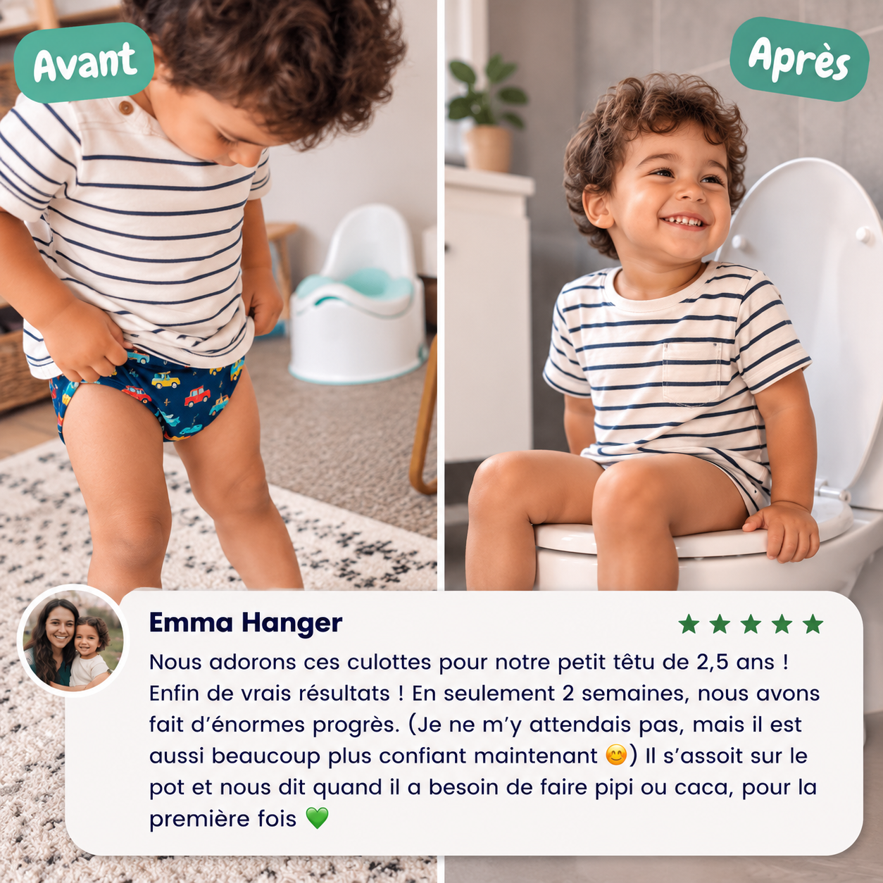 Culottes d'apprentissage - Pour accompagner ses premiers pas vers l'autonomie