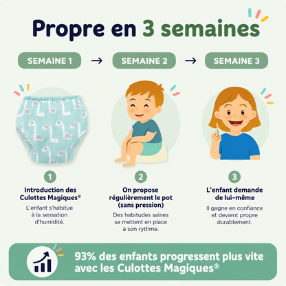 Culottes d'apprentissage - Pour accompagner ses premiers pas vers l'autonomie