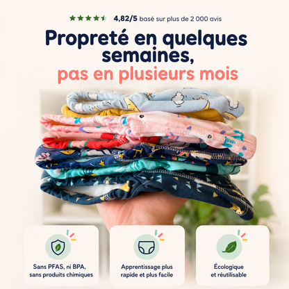 Culottes d'apprentissage - Pour accompagner ses premiers pas vers l'autonomie